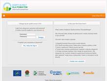 Tablet Screenshot of liso.chronmyklimat.pl