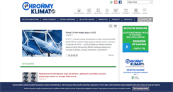 Desktop Screenshot of chronmyklimat.pl